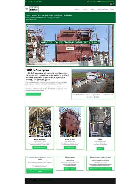 Izrada Sajta RePowerGreen Profesionalna Izrada Sajta RePowerGreen