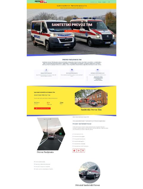Izrada Sajta Sanitetski Prevoz Tim Izrada Sajta Sanitetski Prevoz Tim