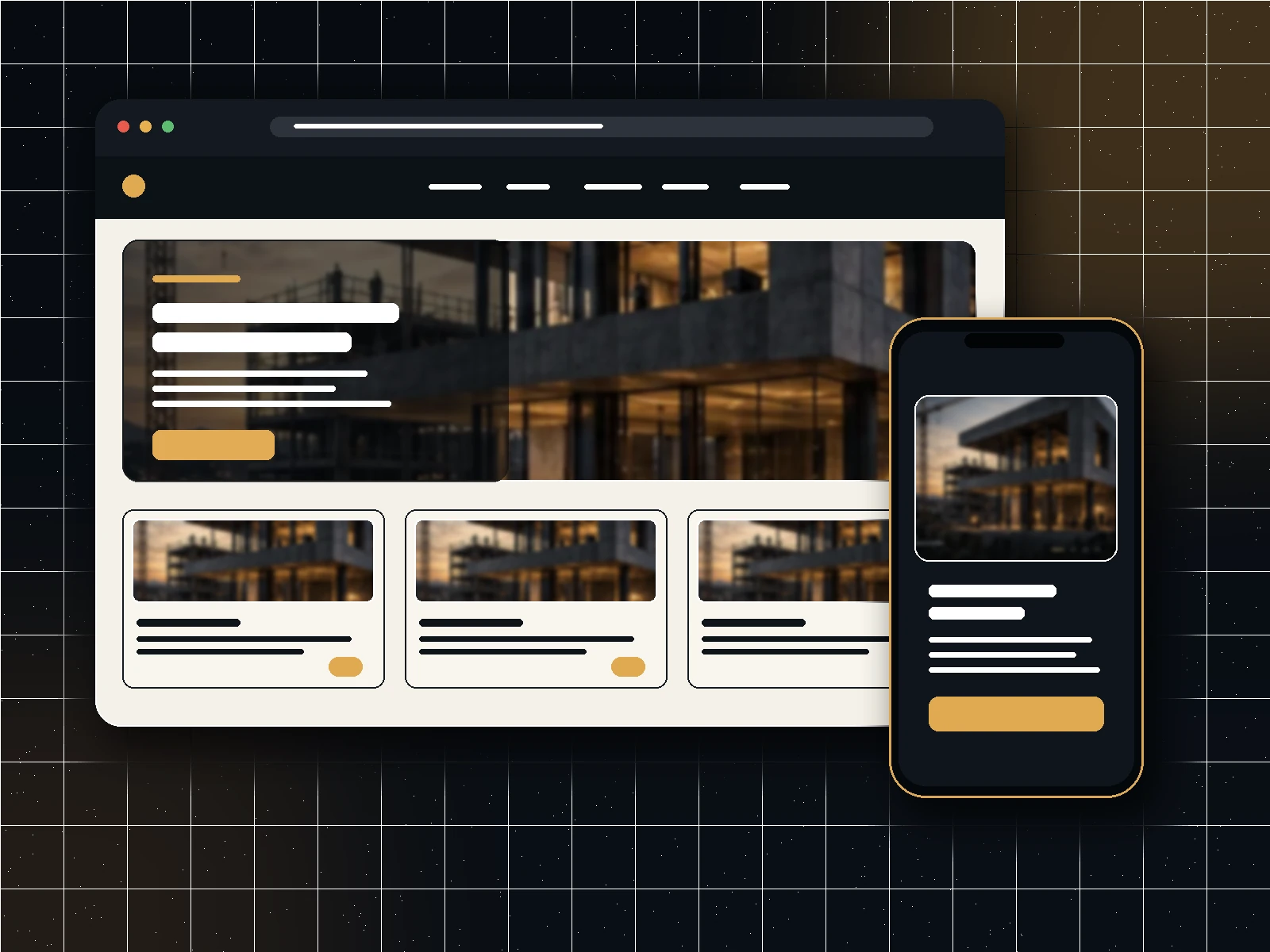 Esempio realistico di presentazione web — Siti web per imprese edili