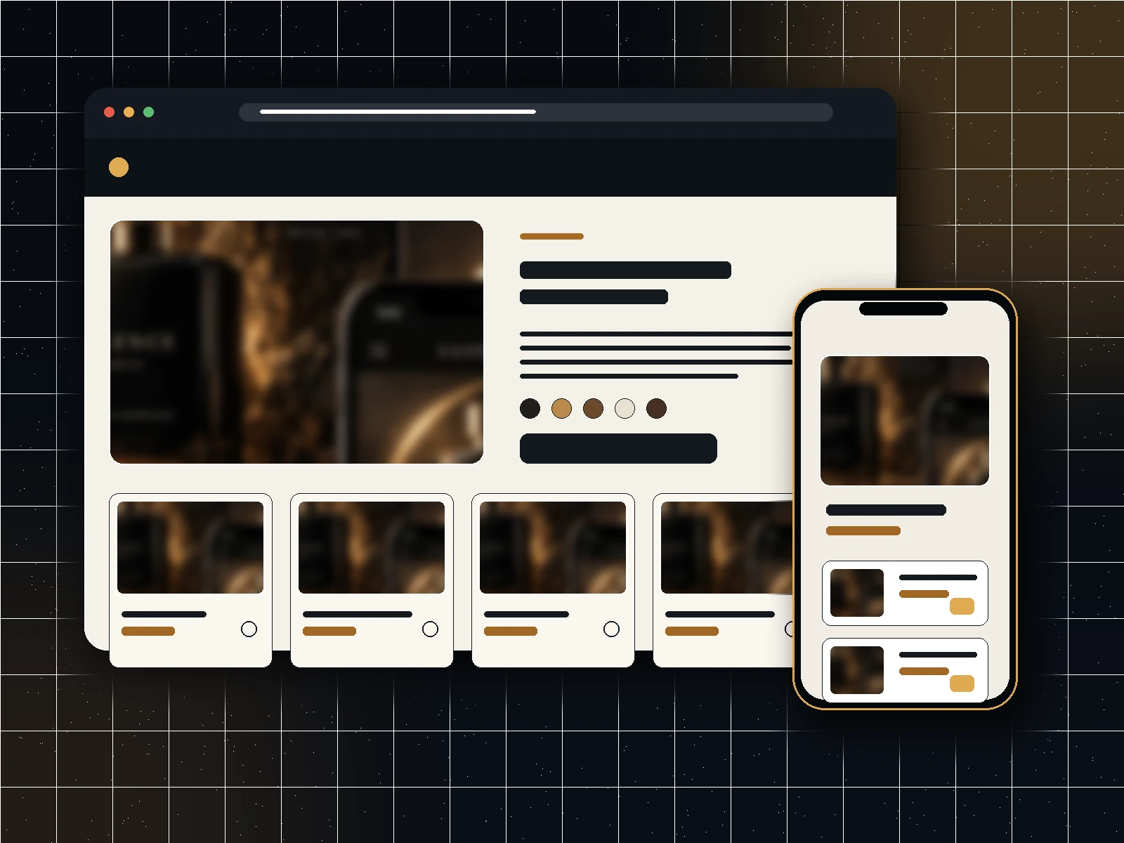 Ejemplo realista de presentación web — Desarrollo de tiendas online