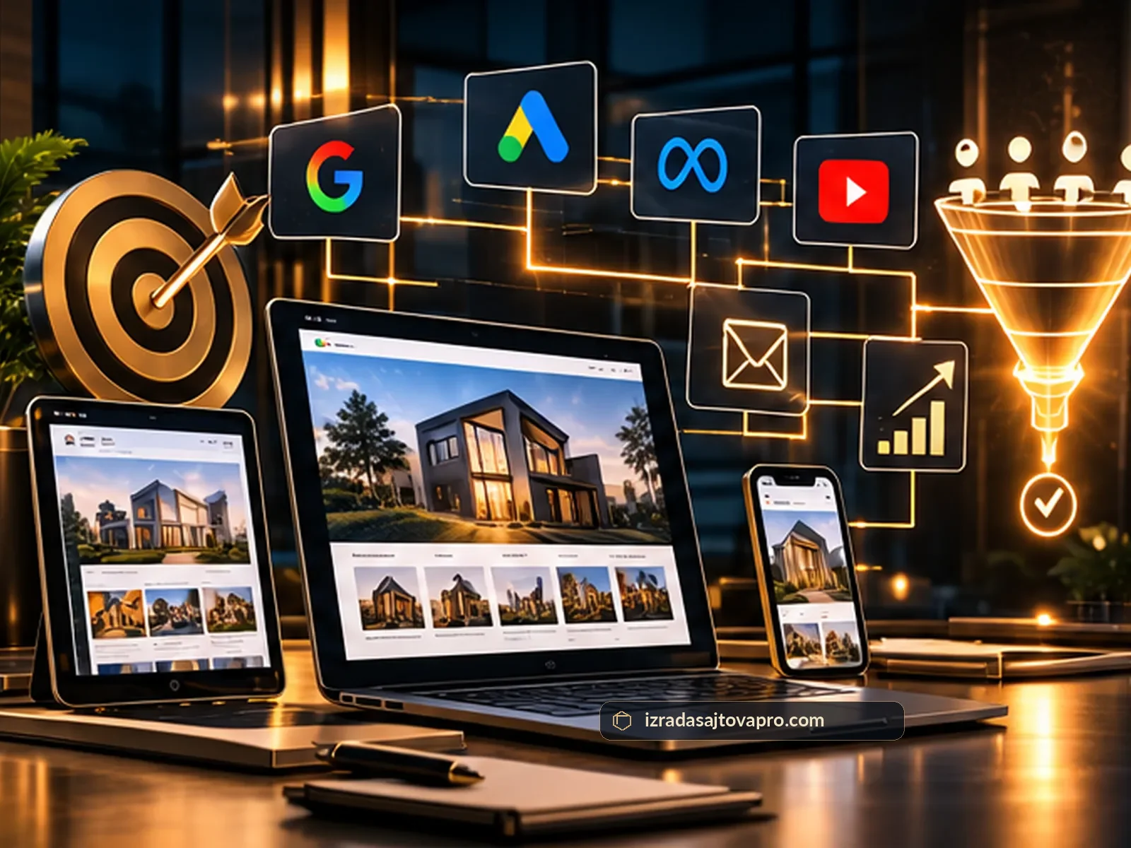 Valósághű webes bemutató példa | IzradaSajtovaPro Valósághű webes bemutató példa — Weboldal- és digitális marketing szolgáltatások