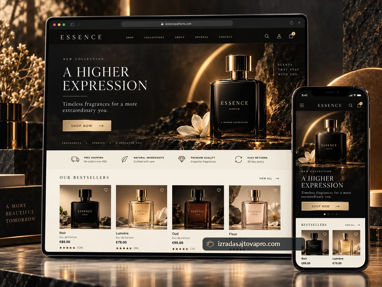 Premium online store web architecture | IzradaSajtovaPro Premium online store web architecture